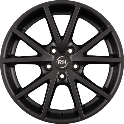 RH Alurad DE Sports Racing Schwarz Alufelge 7x16 Zoll ET45 LK 5x114.3 ML72.6