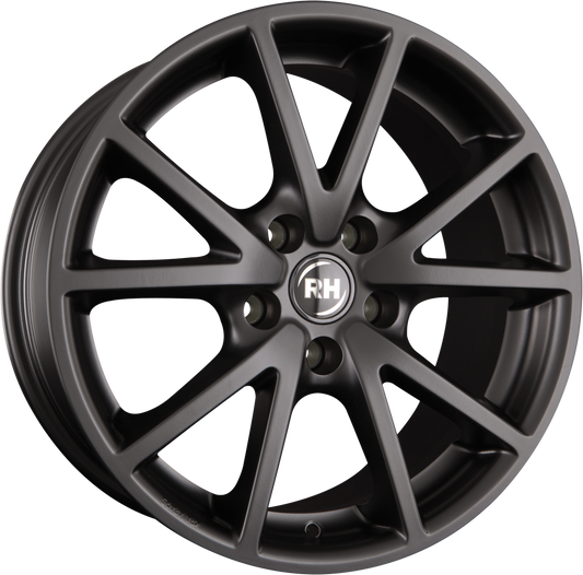 RH Alurad DE Sports Racing Schwarz Alufelge 7x16 Zoll ET45 LK 5x114.3 ML72.6 – Bild 2