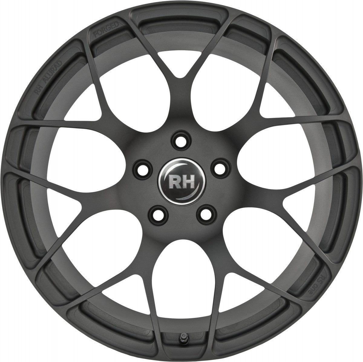 RH Alurad RS One racing schwarz lackiert Alufelge 12x20 Zoll ET63 LK 5x130 ML71.5 – Bild 2
