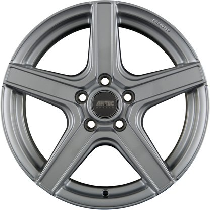 RH Alurad AR4 Sport Silber Alufelge 7.5x17 Zoll ET35 LK 5x105 ML64.1