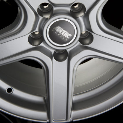 RH Alurad AR4 Sport Silber Alufelge 7.5x17 Zoll ET35 LK 5x105 ML64.1 – Bild 4