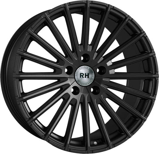 RH Alurad WM Flowforming racing schwarz lackiert Alufelge 10x20 Zoll ET40 LK 5x112 ML72.6