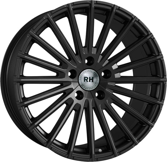 RH Alurad WM Flowforming racing schwarz lackiert Alufelge 10x20 Zoll ET40 LK 5x112 ML72.6