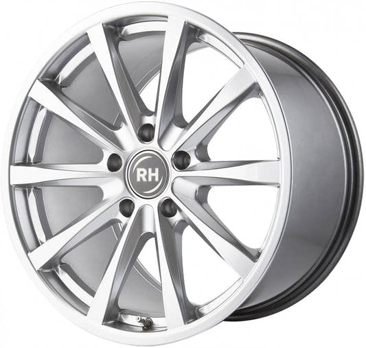 RH Alurad GT sterlingsilber lackiert Alufelge 10x19 Zoll ET54 LK 5x130 ML71.5