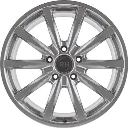 RH Alurad GT sterlingsilber lackiert Alufelge 10x19 Zoll ET54 LK 5x130 ML71.5 – Bild 2