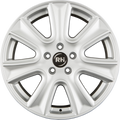 RH Alurad Naj II Sport Silber Alufelge 8x18 Zoll ET35 LK 5x114.3 ML72.6