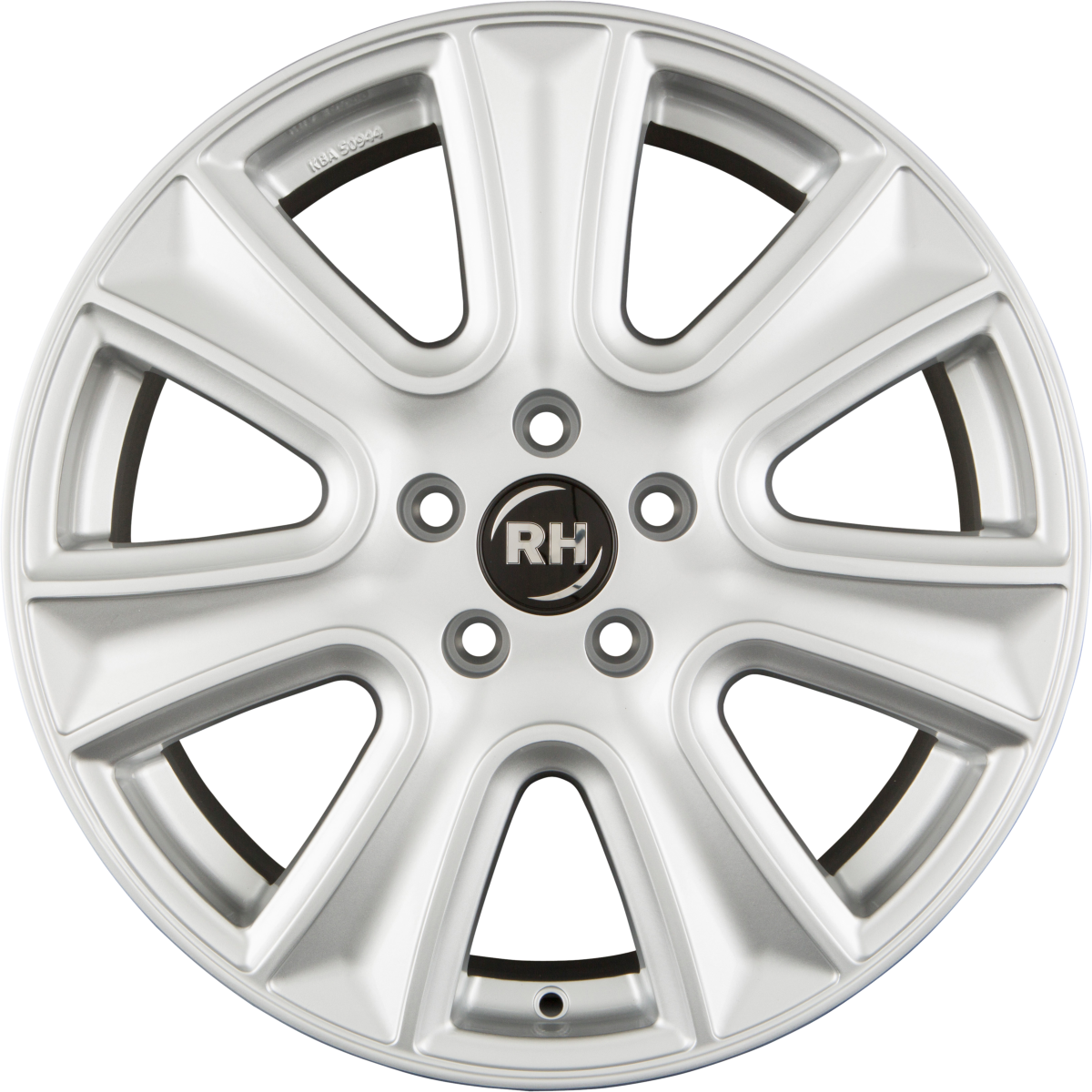 RH Alurad Naj II Sport Silber Alufelge 8x18 Zoll ET35 LK 5x114.3 ML72.6