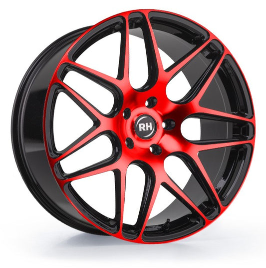 RH Alurad RB11 color polished - red Alufelge 9x20 Zoll ET55 LK 5x112 ML72.6