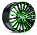 RH Alurad WM Flowforming color polished - green Alufelge