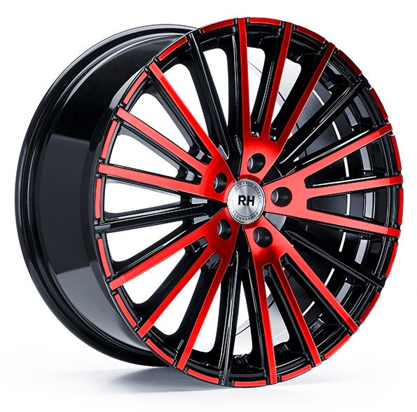 RH Alurad WM Flowforming color polished - red Alufelge