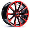 RH Alurad GT color polished - red Alufelge