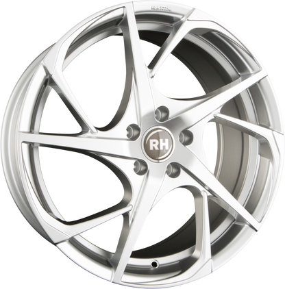 RH Alurad RB12 Hyper Silber Alufelge 8.5x19 Zoll ET45 LK 5x108 ML72.6 – Bild 2