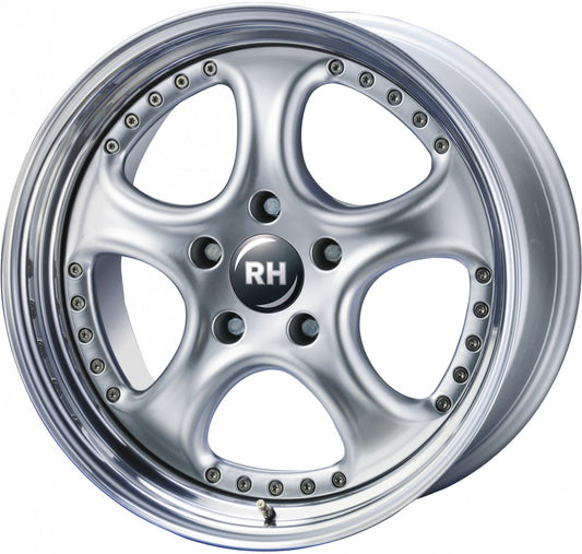 RH Alurad AL Cup silber Horn hochglanz poliert Alufelge 7.5x18 Zoll ET34 LK 5x108 ML72.6