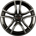 Motec Diamond (MCT8) Gunmetal Poliert Alufelge 8.5x19 Zoll ET45 LK 5x112 ML72.6