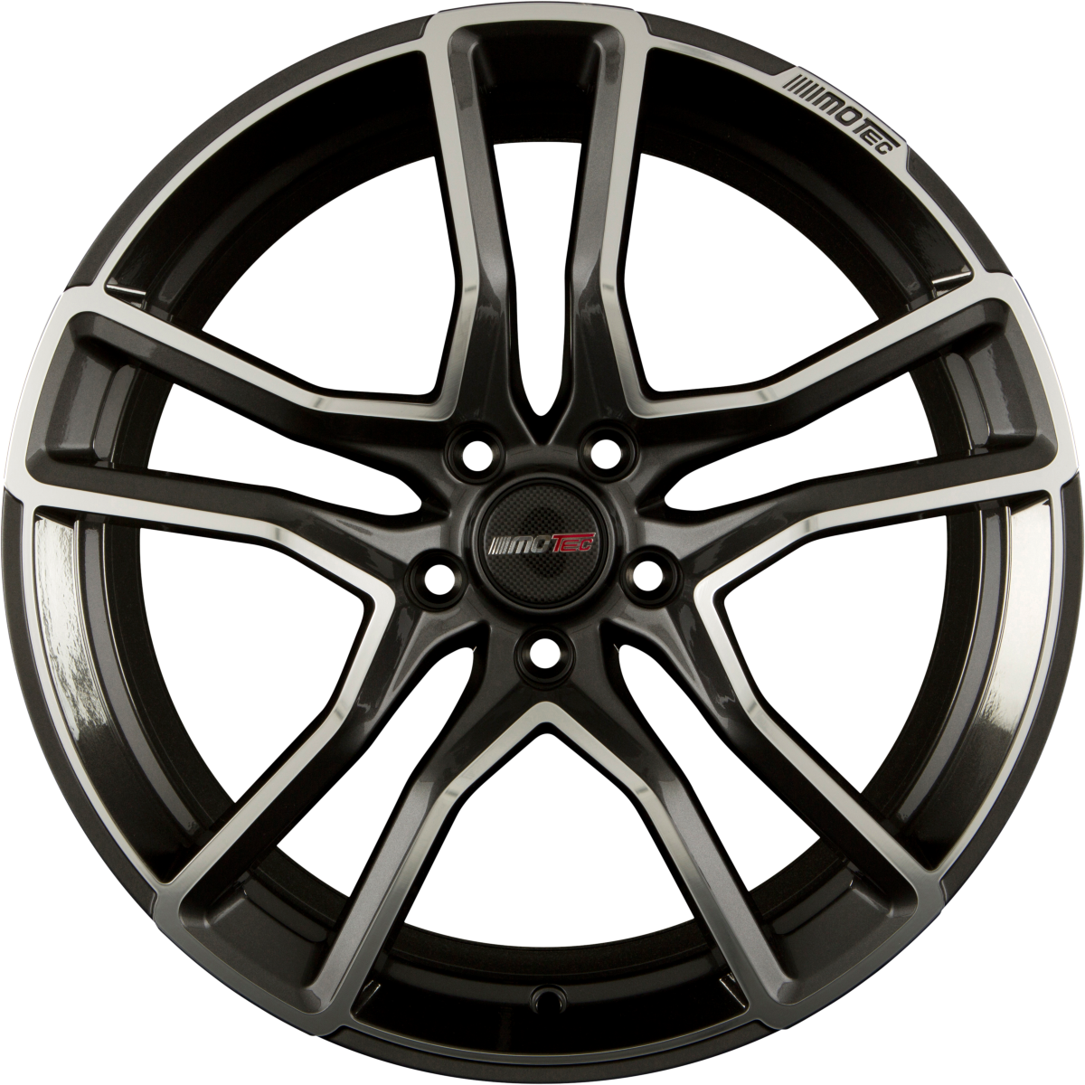 Motec Diamond (MCT8) Gunmetal Poliert Alufelge 8.5x19 Zoll ET45 LK 5x112 ML72.6