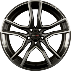 Motec Diamond (MCT8) Gunmetal Poliert Alufelge 8.5x19 Zoll ET45 LK 5x112 ML72.6