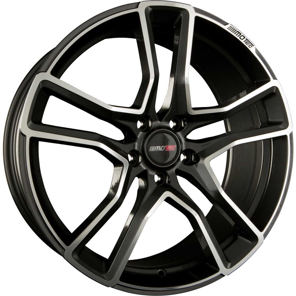 Motec Diamond (MCT8) Gunmetal Poliert Alufelge 8.5x19 Zoll ET45 LK 5x112 ML72.6 – Bild 2