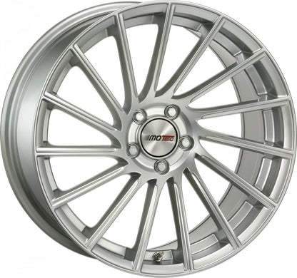 Motec Tornado high gloss silver Alufelge 10x22 Zoll ET45 LK 5x112 ML66.5