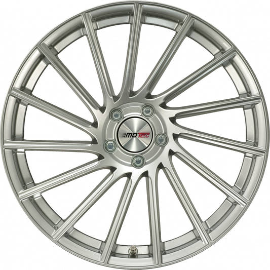 Motec Tornado high gloss silver Alufelge 10x22 Zoll ET45 LK 5x112 ML66.5 – Bild 2