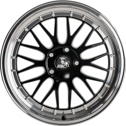 Ultra Wheels UA3 LM black / lip polished Alufelge – Bild 2