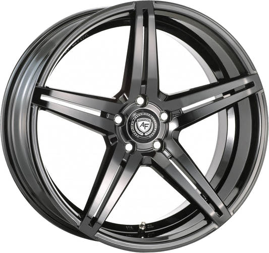 ArtForm AF-301 black painted Alufelge