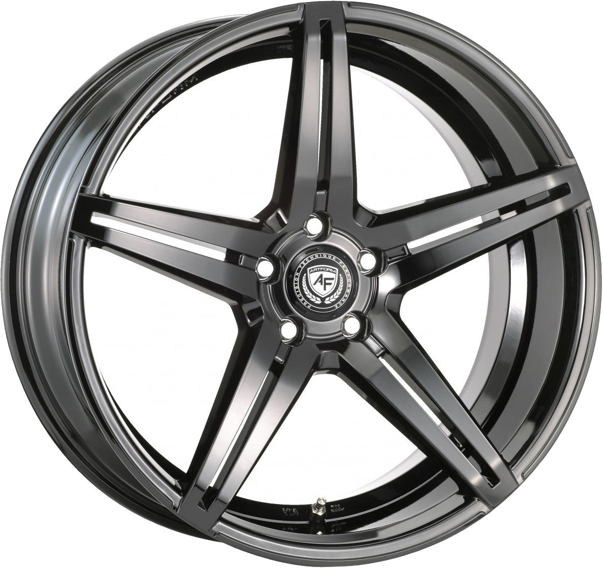 ArtForm AF-301 black painted Alufelge