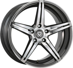 ArtForm AF-301 gunmetal polished Alufelge 9x21 Zoll ET35 LK 5x112 ML66.5
