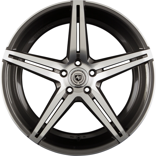 ArtForm AF-301 Gunmetal Polished Alufelge 9.5x20 Zoll ET30 LK 5x112 ML66.6