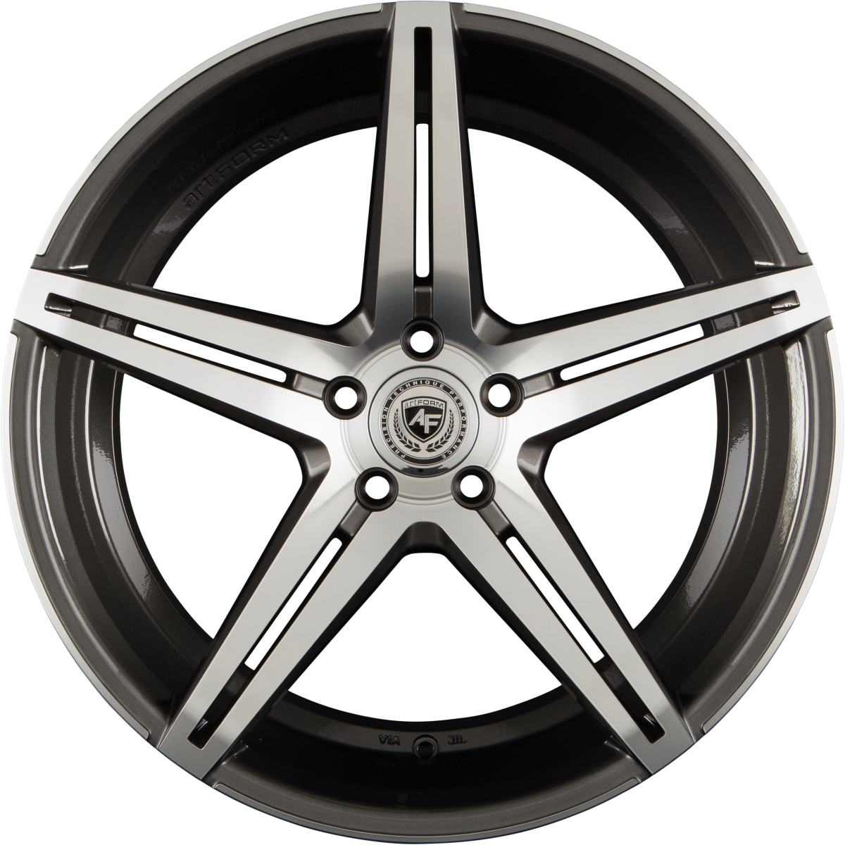 ArtForm AF-301 Gunmetal Polished Alufelge 9.5x20 Zoll ET30 LK 5x112 ML66.6