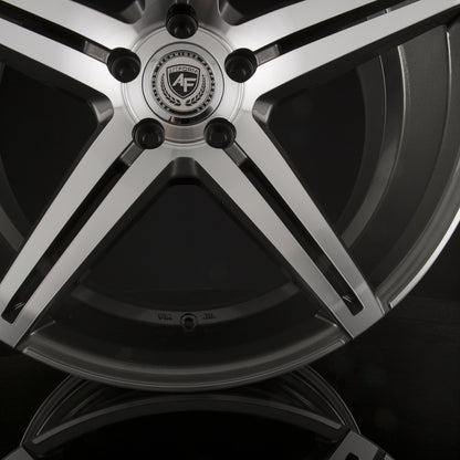 ArtForm AF-301 Gunmetal Polished Alufelge 9.5x20 Zoll ET30 LK 5x112 ML66.6 – Bild 4
