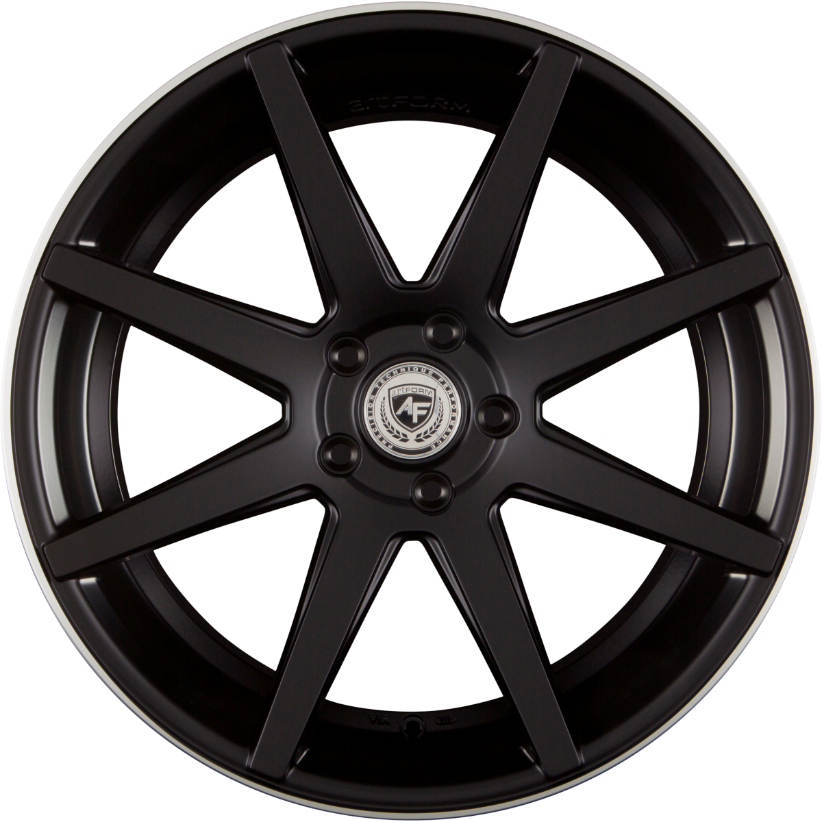 ArtForm AF-302 Flat Black Rim Polished Alufelge 10.5x20 Zoll ET35 LK 5x120 ML72.6