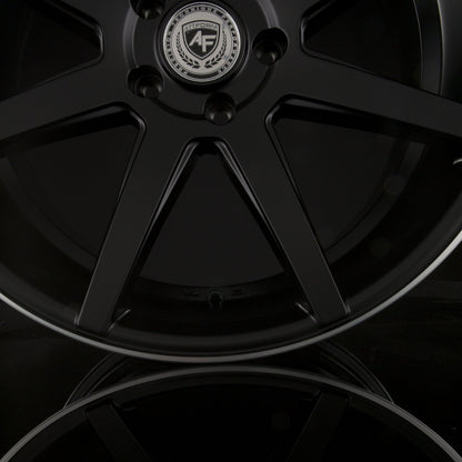 ArtForm AF-302 Flat Black Rim Polished Alufelge 10.5x20 Zoll ET35 LK 5x120 ML72.6 – Bild 4