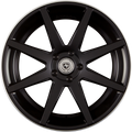 ArtForm AF-302 Flat Black Rim Polished Alufelge 10.5x20 Zoll ET35 LK 5x112 ML66.6
