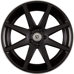 ArtForm AF-302 Flat Black Rim Polished Alufelge 10.5x20 Zoll ET35 LK 5x112 ML66.6
