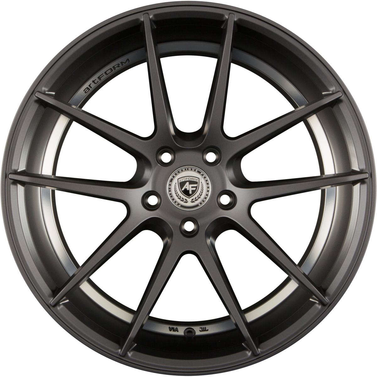 ArtForm AF-303 Graphite Undercut Polished Alufelge 9.5x20 Zoll ET45 LK 5x112 ML66.6