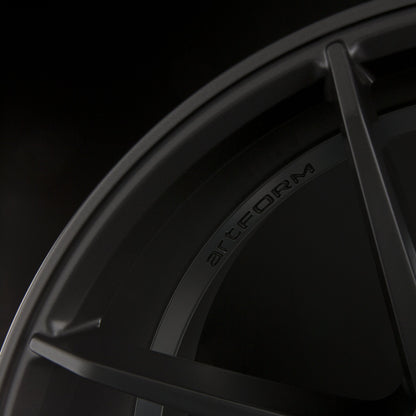 ArtForm AF-303 Graphite Undercut Polished Alufelge 9.5x20 Zoll ET45 LK 5x112 ML66.6 – Bild 4