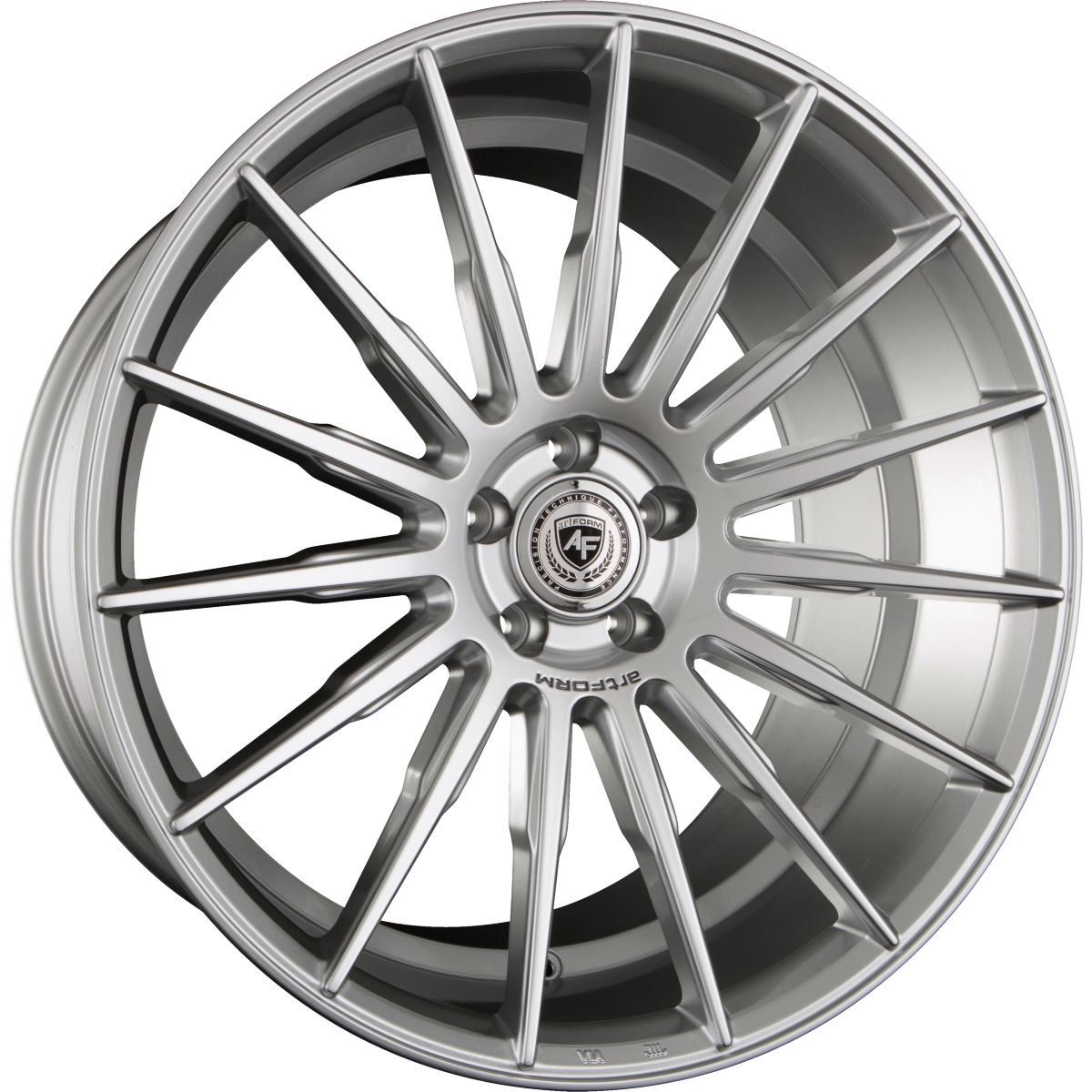 ArtForm AF-401 High Gloss Silver Alufelge 9x21 Zoll ET30 LK 5x120 ML72.6 – Bild 2