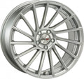 Motec Tornado high gloss silver Alufelge
