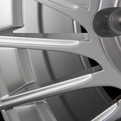 Motec Tornado (MCT9) High Gloss Silver Alufelge 10.5x21 Zoll ET35 LK 5x112 ML66.6 – Bild 5