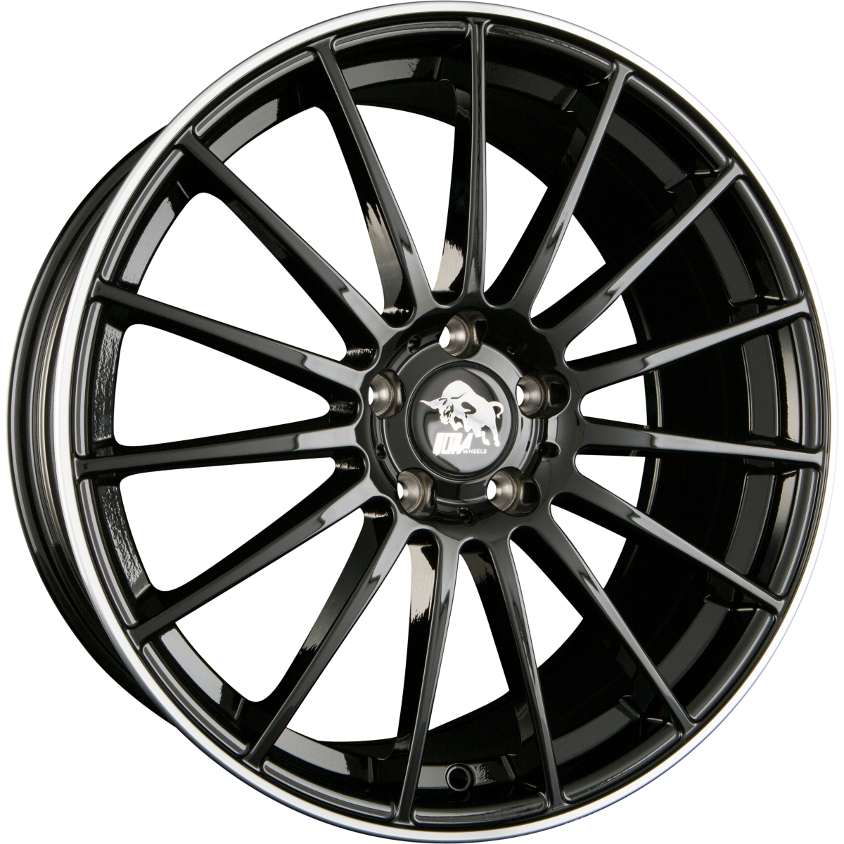 Ultra Wheels UA4-SPEED Black Rim Polished Alufelge 8.5x20 Zoll ET35 LK 5x112 ML66.6 – Bild 2