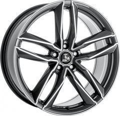 Ultra Wheels UA6 Pro gunmetal polished Alufelge 8.5x19 Zoll ET35 LK 5x112 ML66.5