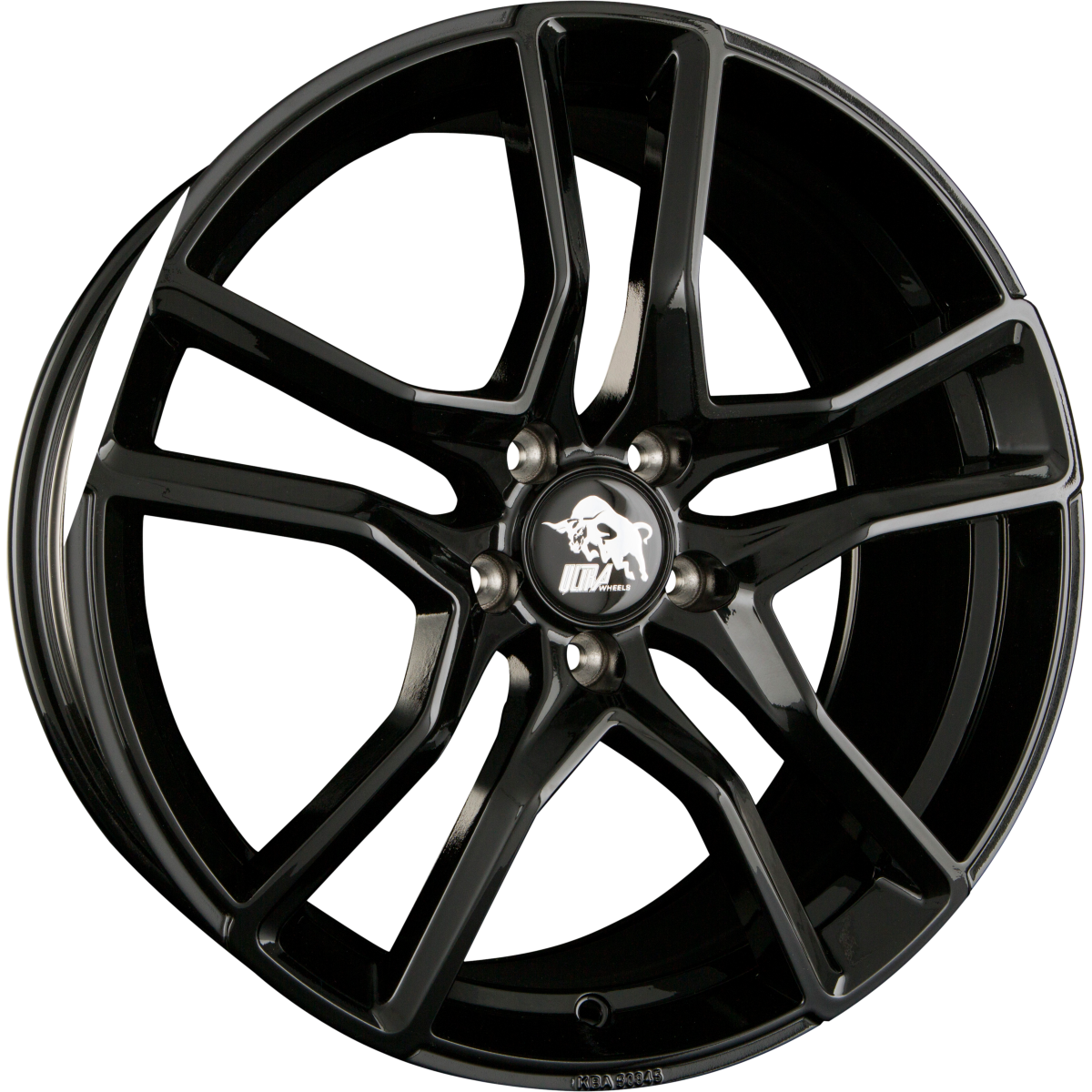Ultra Wheels UA8-STAR Black Painted Alufelge 8x18 Zoll ET45 LK 5x112 ML66.6 – Bild 2
