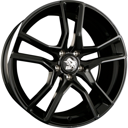 Ultra Wheels UA8-STAR Black Painted Alufelge 8x18 Zoll ET45 LK 5x112 ML66.6 – Bild 2