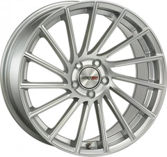 Motec Tornado high gloss silver Alufelge 10.5x21 Zoll ET15 LK 5x112 ML66.5