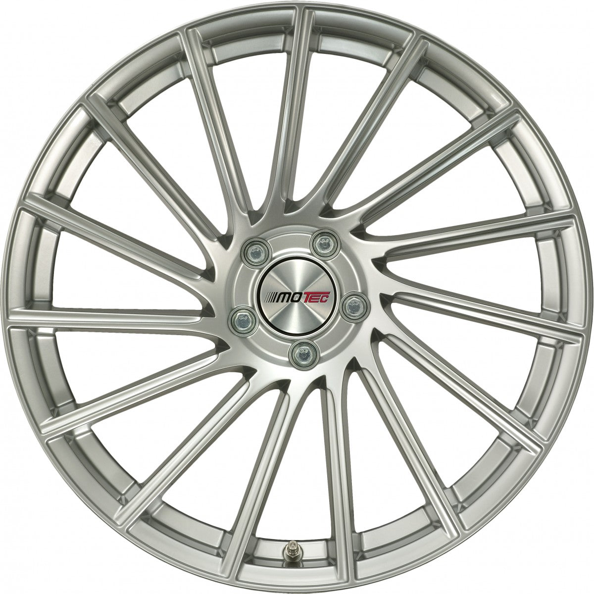 Motec Tornado high gloss silver Alufelge 10.5x21 Zoll ET15 LK 5x112 ML66.5 – Bild 2