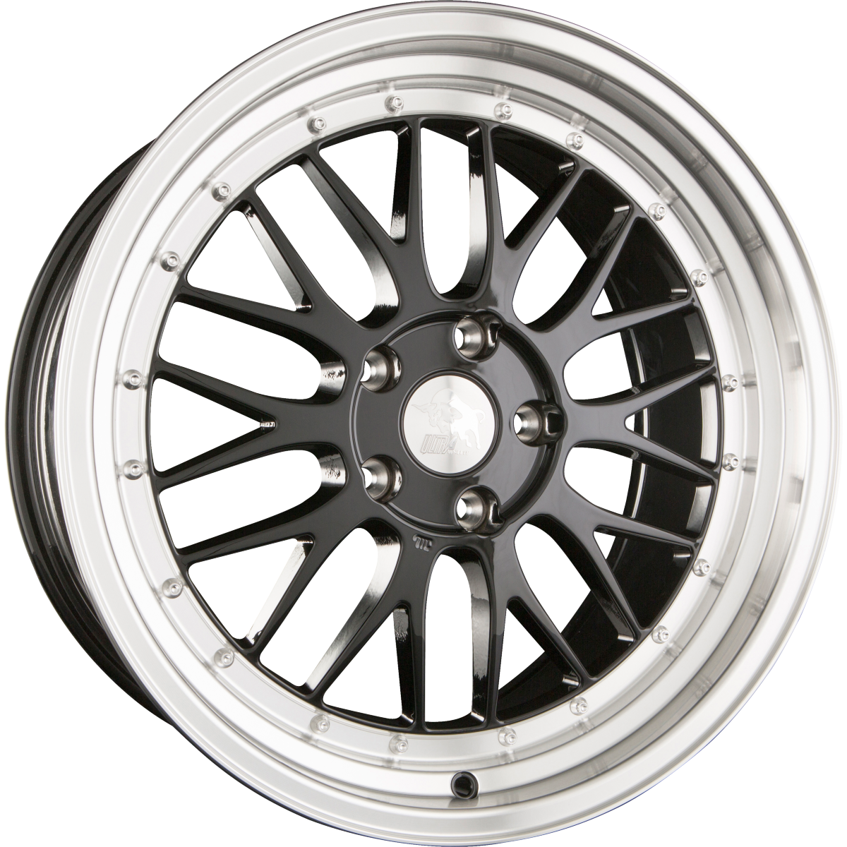 Ultra Wheels UA3-LM Black Rim Polished Alufelge 8.5x20 Zoll ET35 LK 5x120 ML72.6 – Bild 2