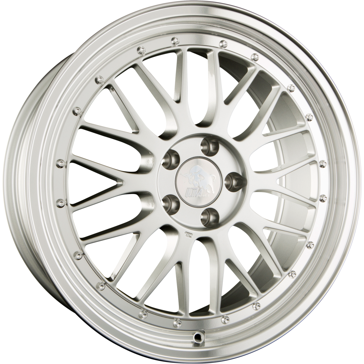 Ultra Wheels UA3-LM Silver Rim Polished Alufelge 8.5x20 Zoll ET35 LK 5x120 ML72.6 – Bild 2