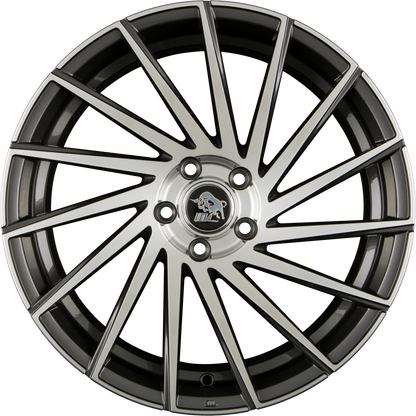 Ultra Wheels UA9-STORM Gunmetal Polished Alufelge 8.5x19 Zoll ET45 LK 5x112 ML66.6