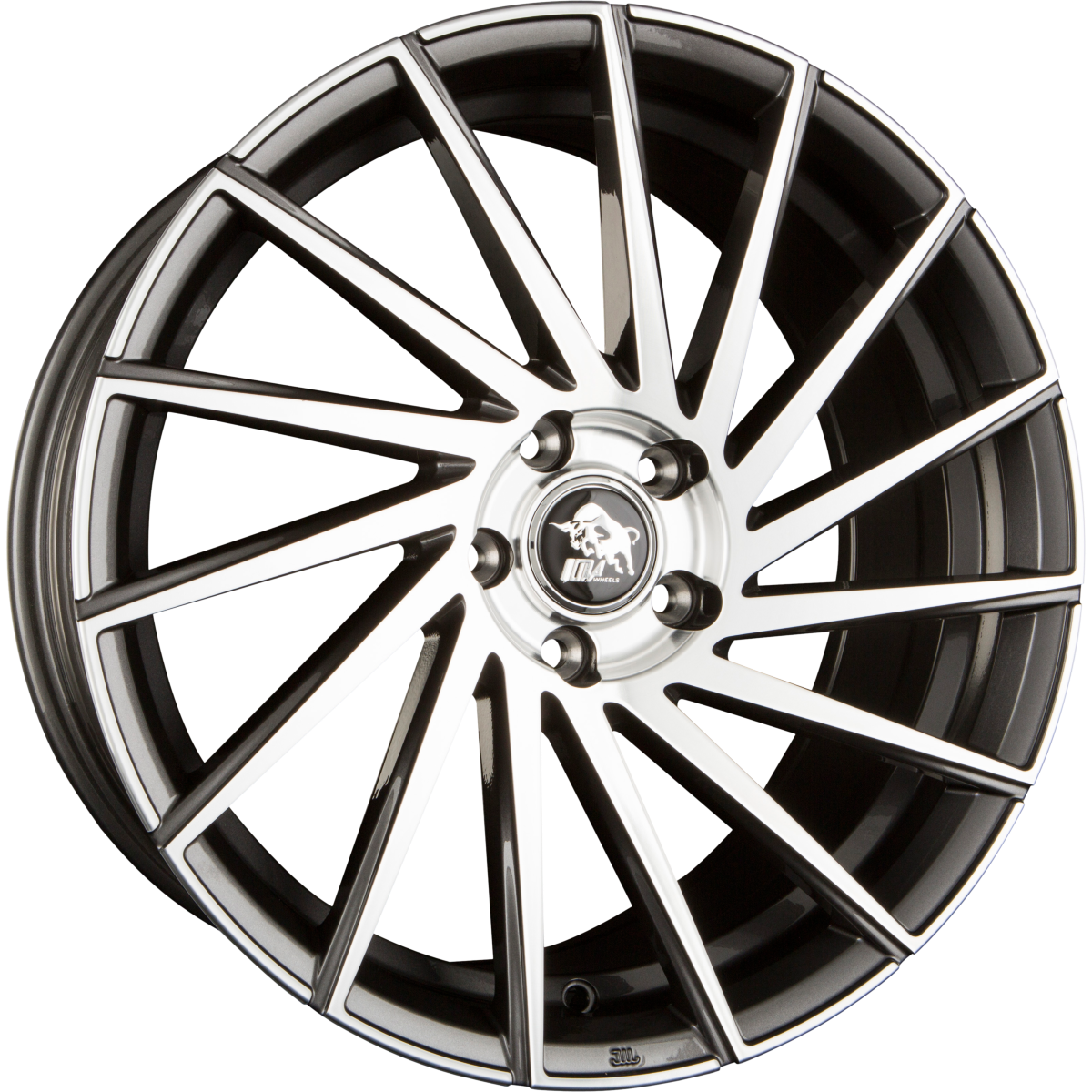 Ultra Wheels UA9-STORM Gunmetal Polished Alufelge 8.5x19 Zoll ET45 LK 5x112 ML66.6 – Bild 2