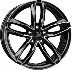 Ultra Wheels UA6-PRO Black Polished Alufelge 8.5x19 Zoll ET35 LK 5x112 ML66.6